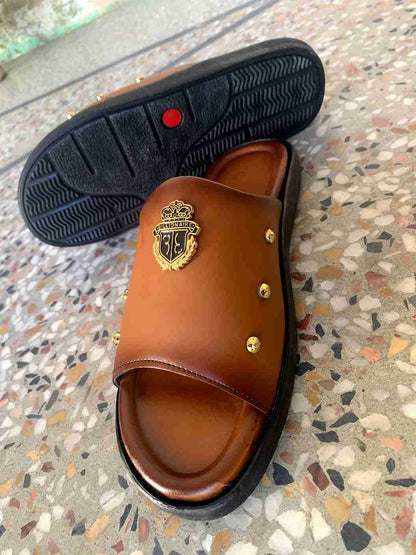 Shobox Pure Handmade Blue Chappal